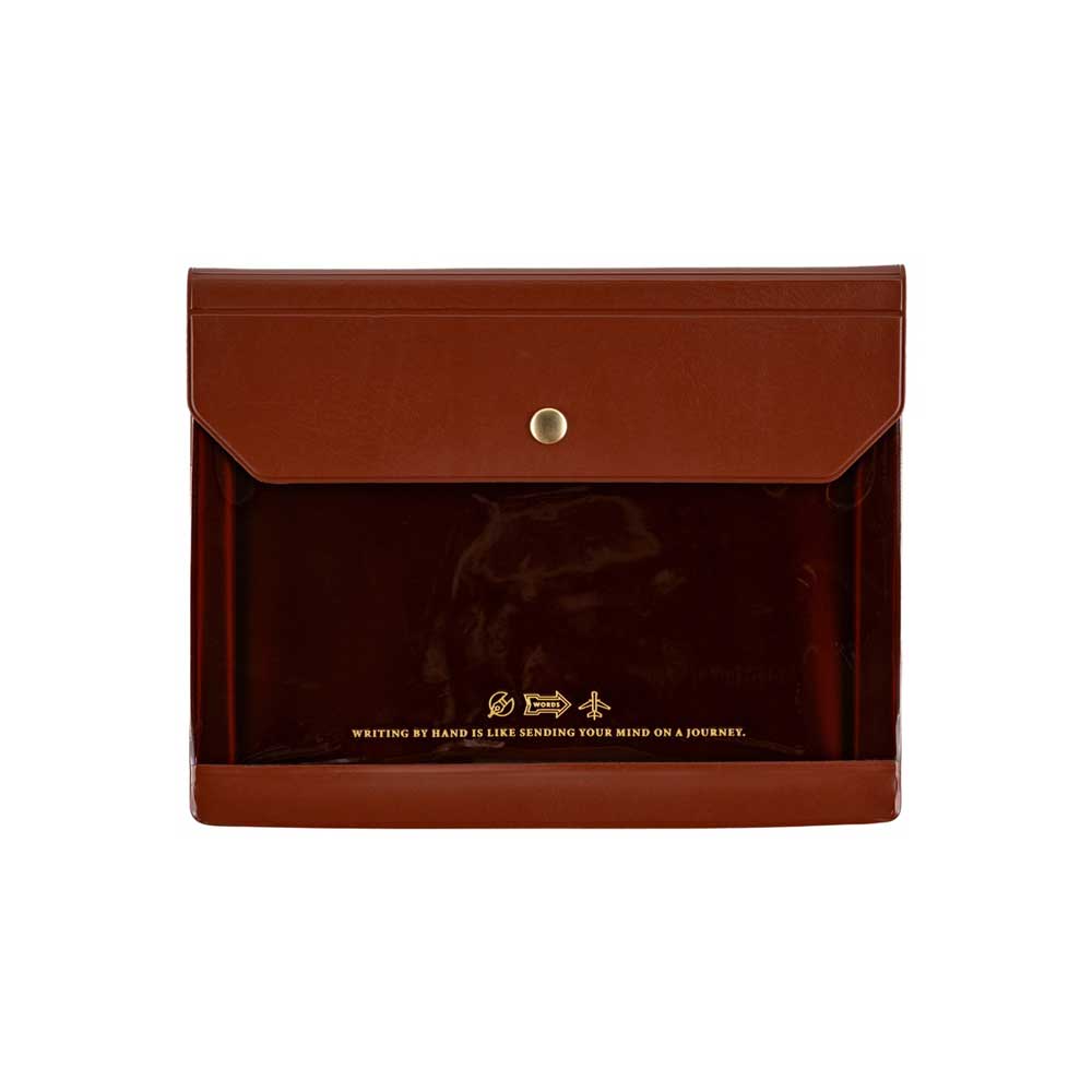 Alettone: Document Case for A6 Size - Brown