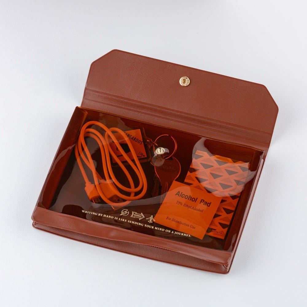 Alettone: Document Case for A6 Size - Brown