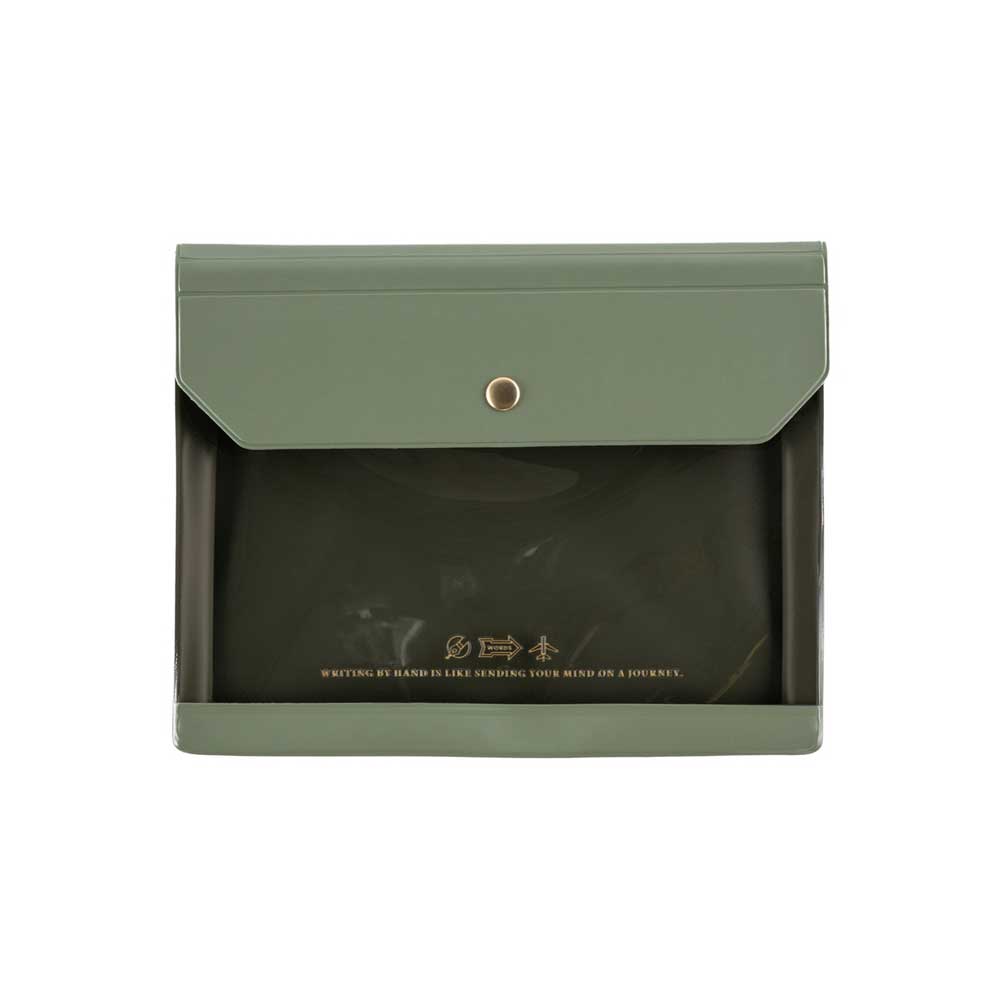 Alettone: Document Case for A6 Size - Olive