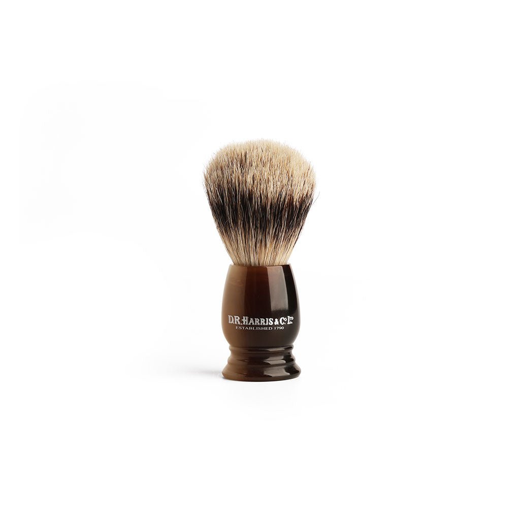 Badger Shaving Brush - Horn Finish