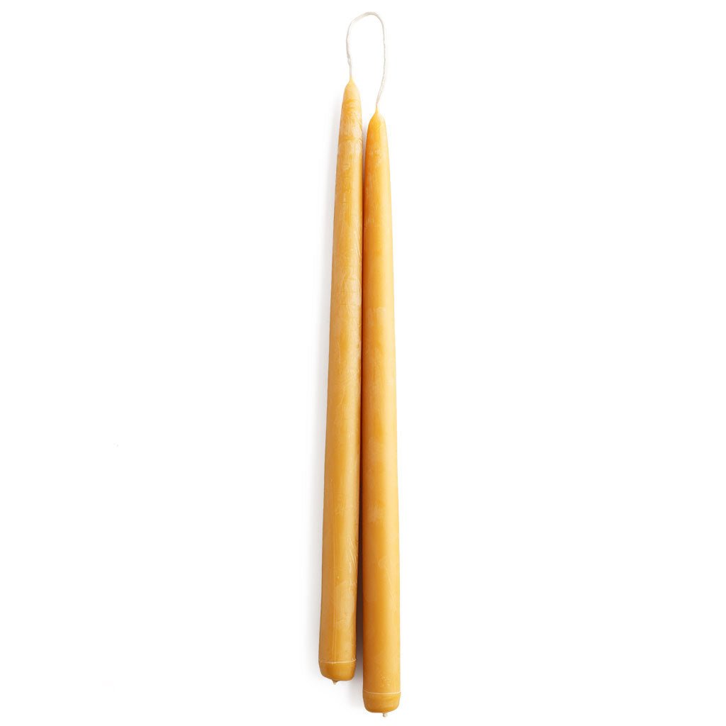 Beeswax Taper Candle, Set of 2