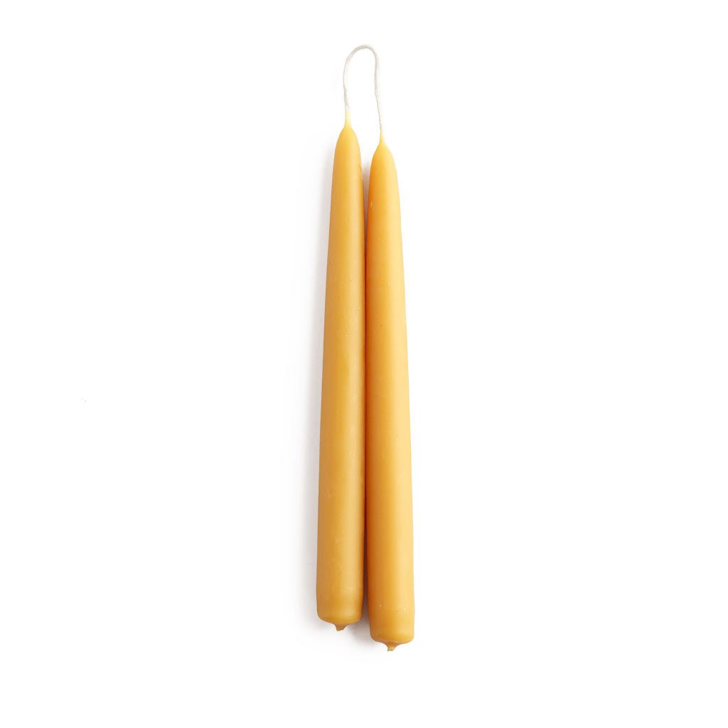 Beeswax Taper Candle, Set of 2