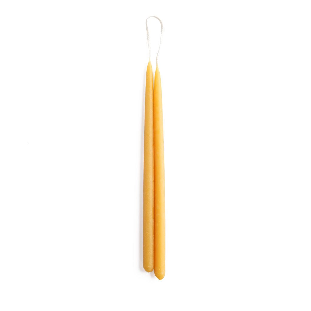 Beeswax Taper Candle, Set of 2