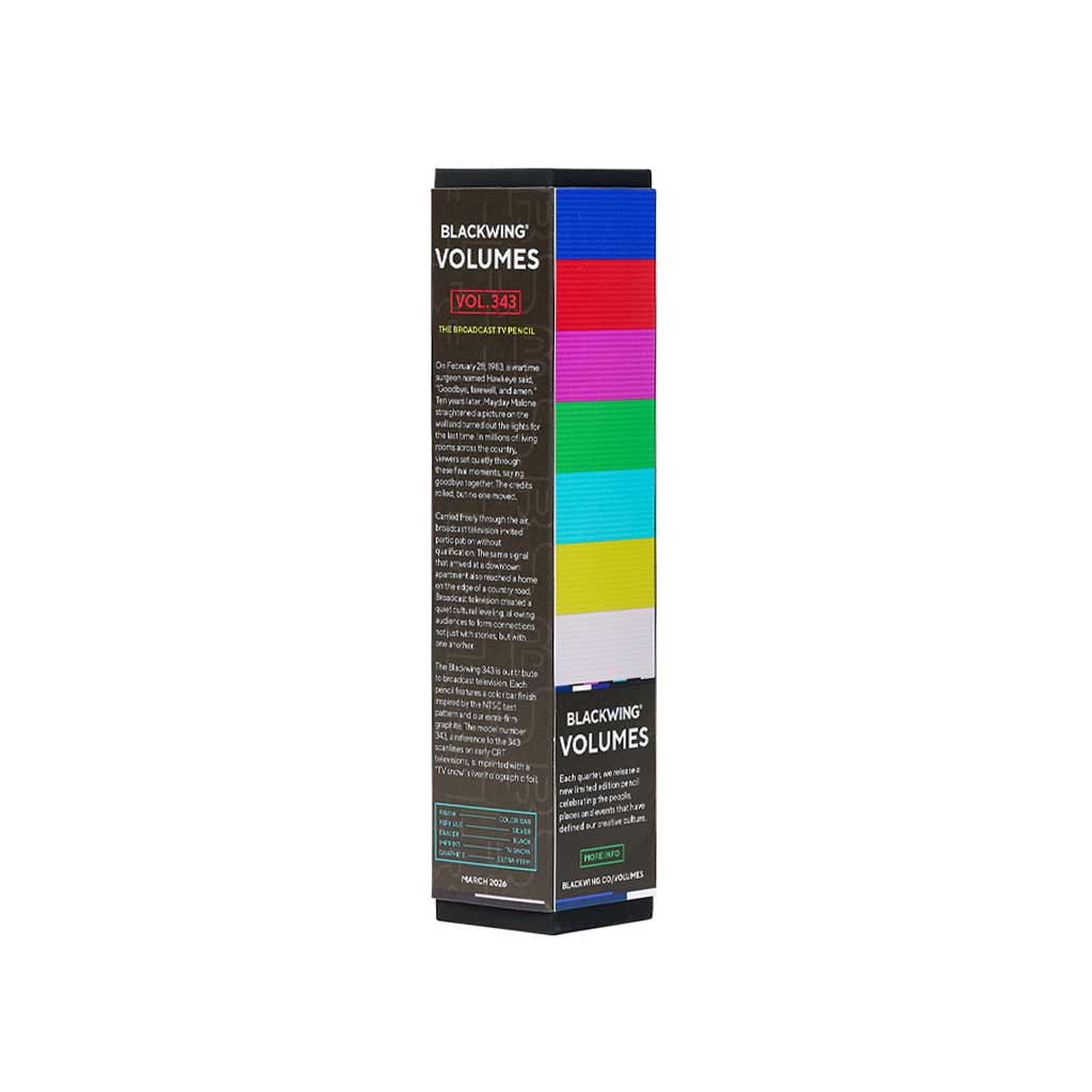 Blackwing Volume 343 Pencils - Broadcast TV