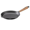Cast Iron Skillet 9.5" with Walnut Handle
