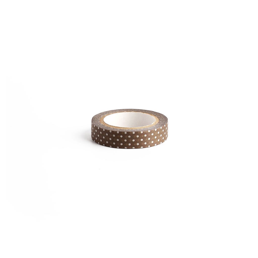 Dot Washi Tape - Brown