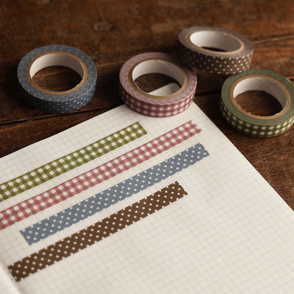 Dot Washi Tape - Blue-Gray