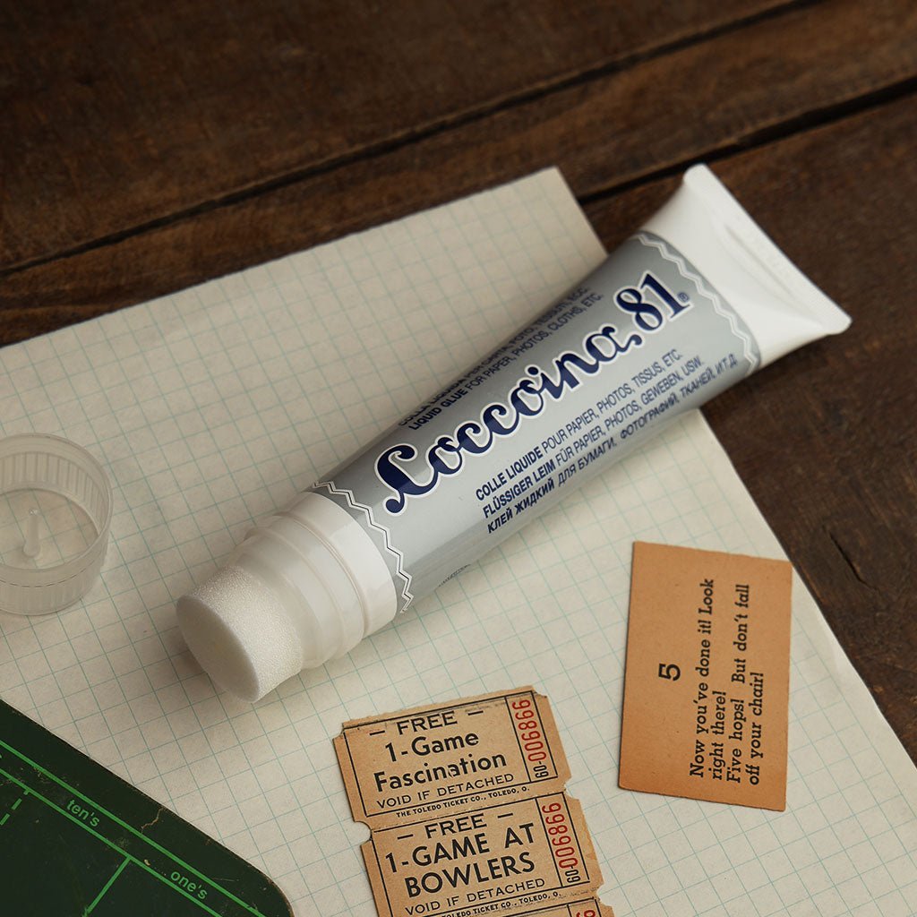 Coccoina 81 Liquid Glue - Sponge Applicator