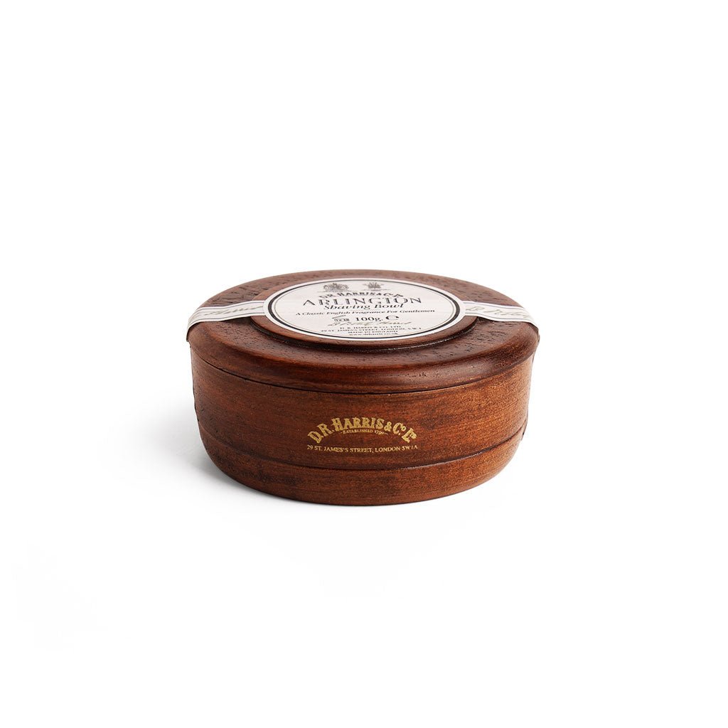D. R. Harris Shaving Soap in Mahogany Bowl