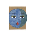 Die-Cut Lune Moon Greeting Card