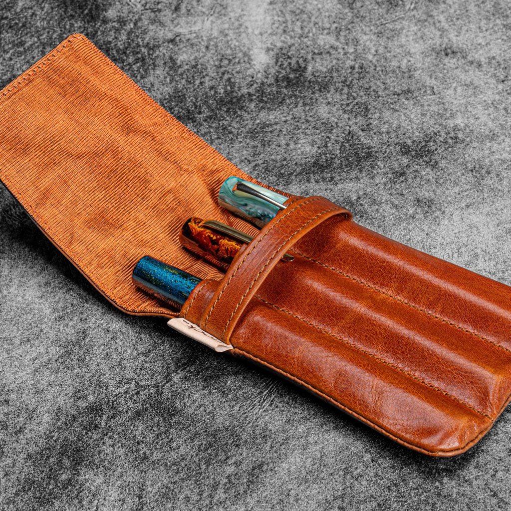 Galen x Nock Co. Leather Lookout Pen Case