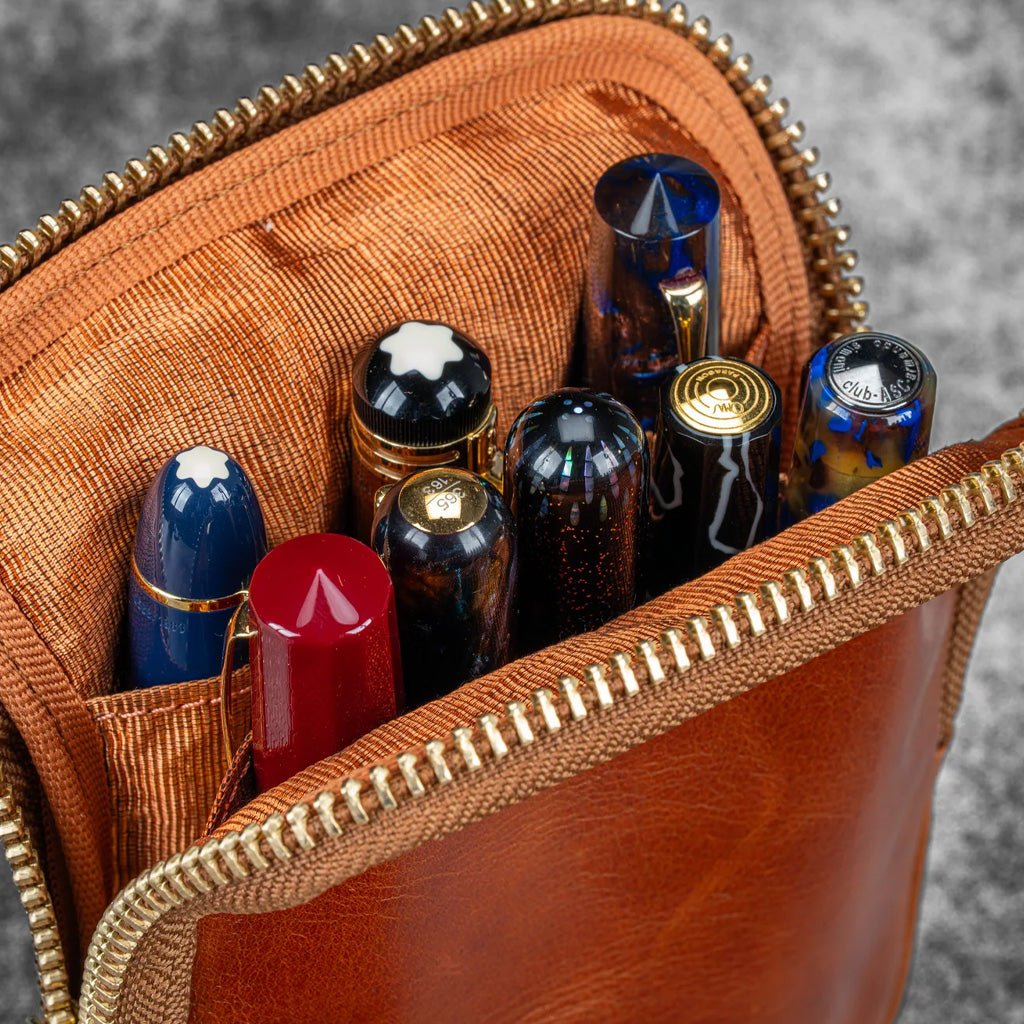 Galen x Nock Co. Leather Sinclair Pen Case