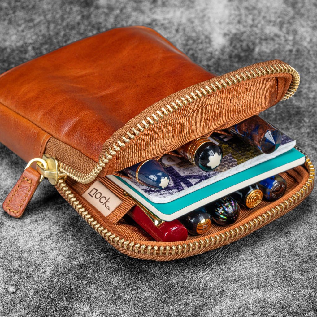 Galen x Nock Co. Leather Sinclair Pen Case