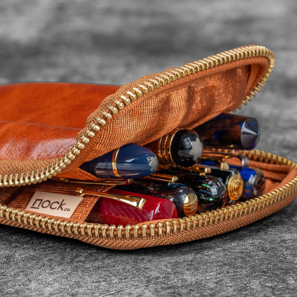 Galen x Nock Co. Leather Sinclair Pen Case