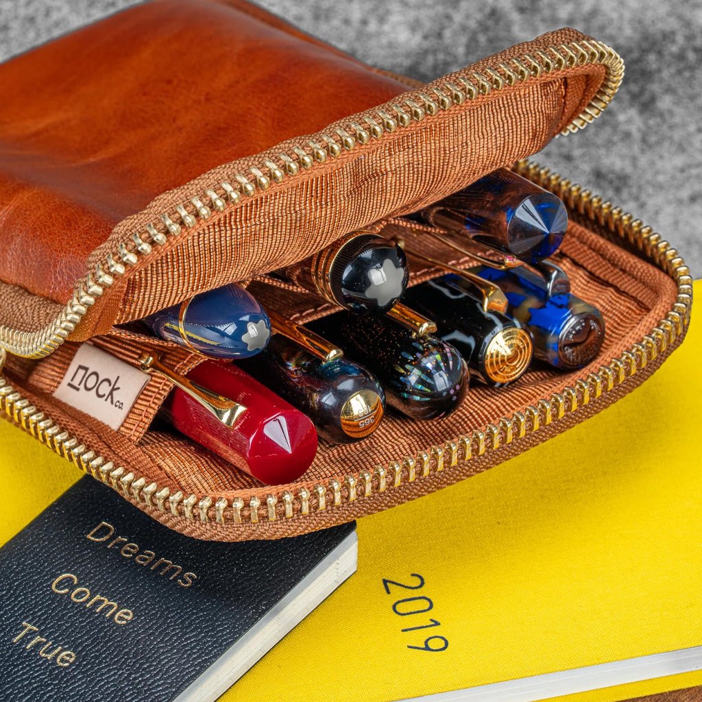 Galen x Nock Co. Leather Sinclair Pen Case