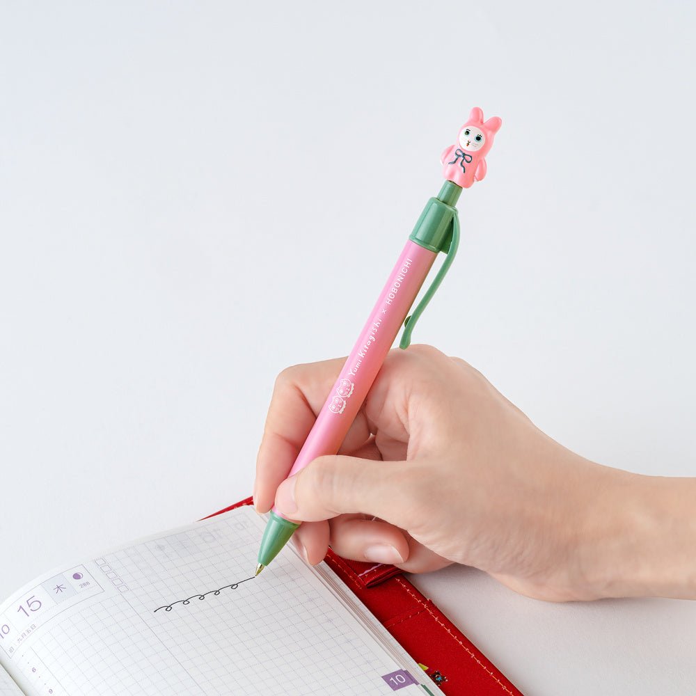 Yumi Kitagishi: Ballpoint Pen - White Cat Bunny