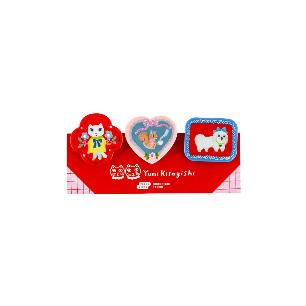 Yumi Kitagishi: Clips, Set of 3