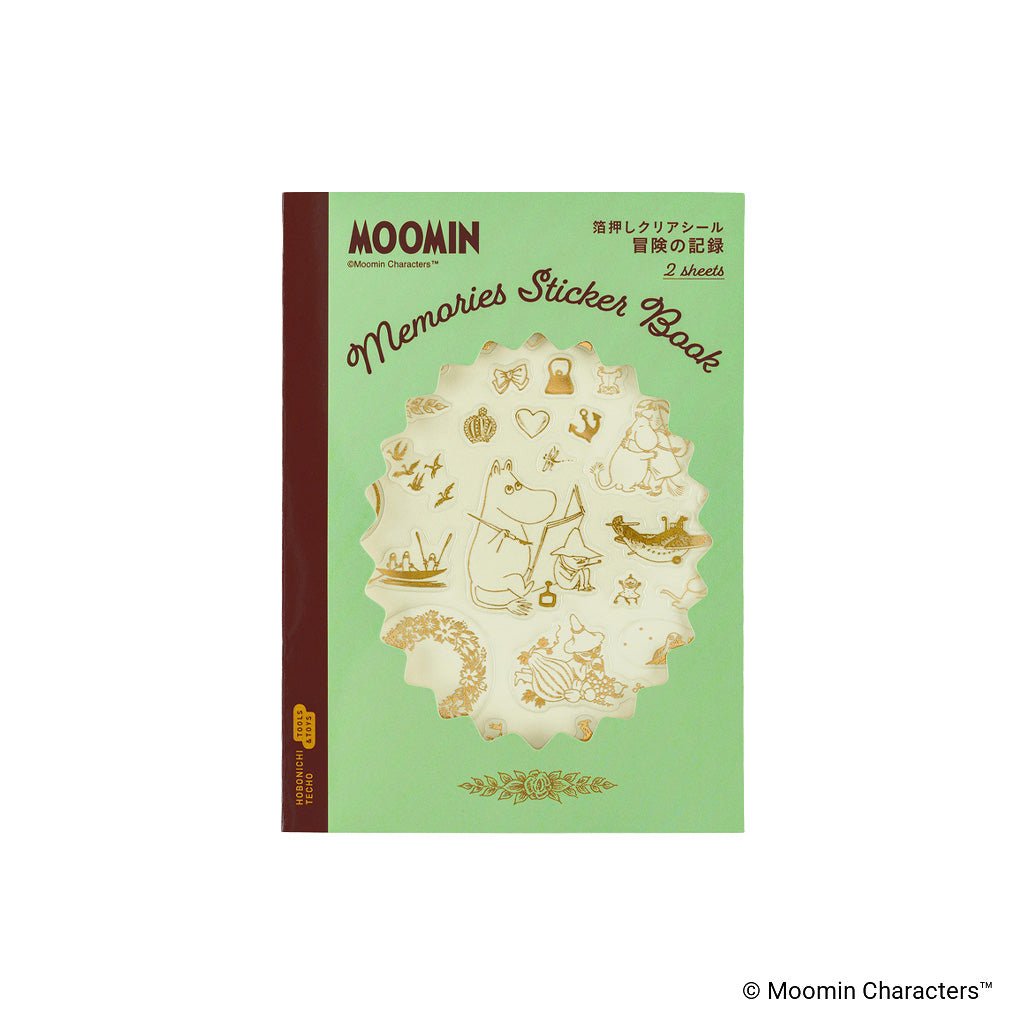 Moomin: Foil-Stamped Clear Stickers (Adventure Log)