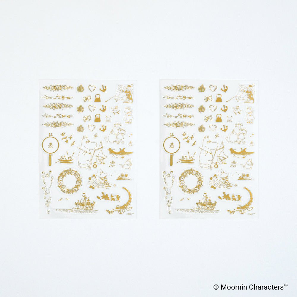 Moomin: Foil-Stamped Clear Stickers (Adventure Log)