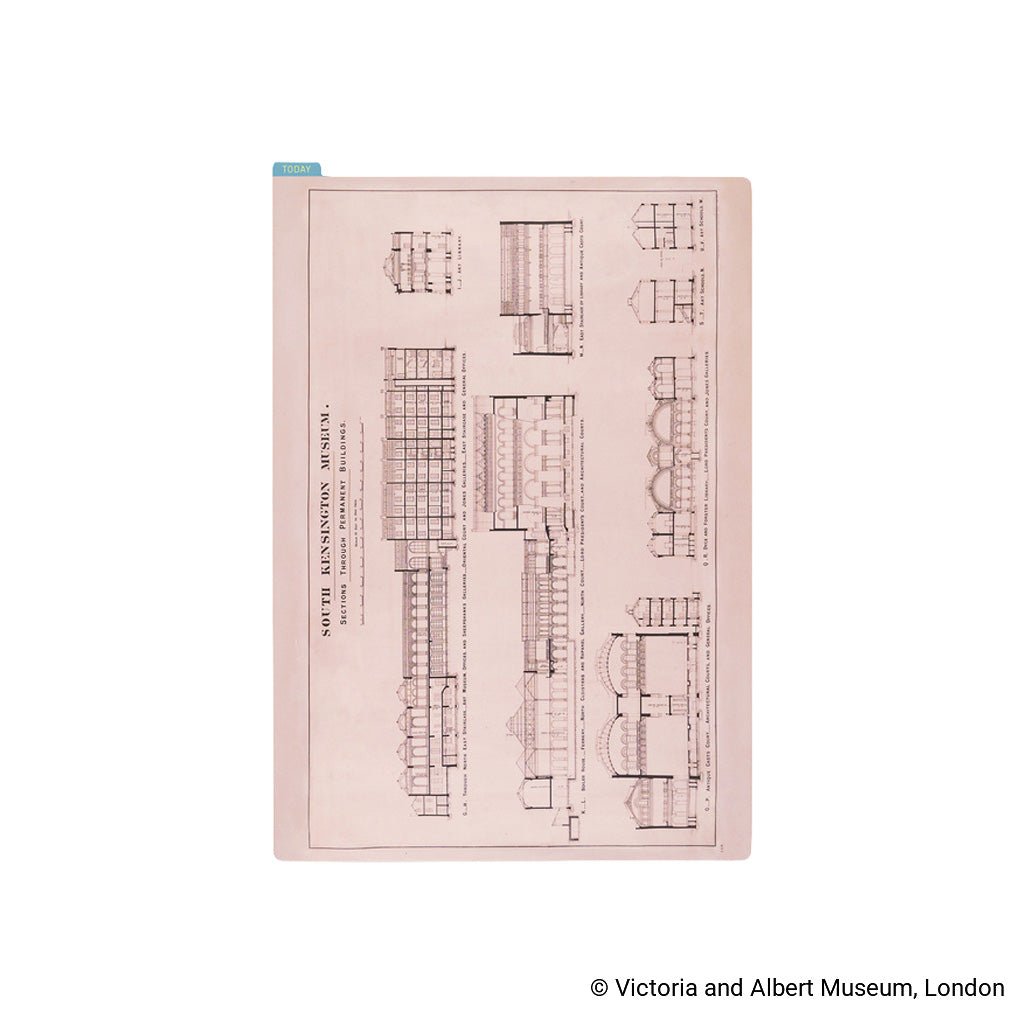 V&A Series: Hobonichi Pencil Board for A5 Size (Architectural Drawing)