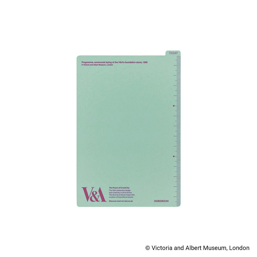 V&A Series: Hobonichi Pencil Board for A6 Size (V&A’s Foundation Stone Programme)