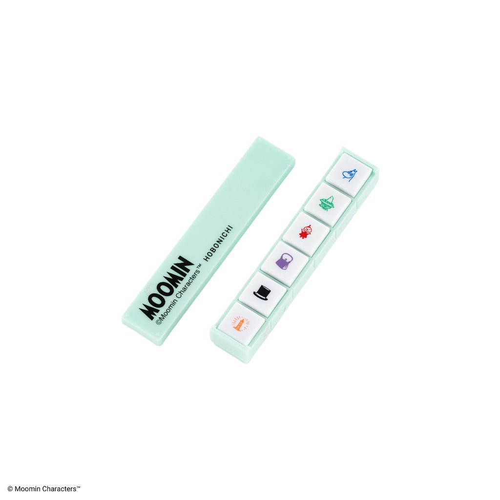 Kodomo no Kao x Hobonichi: Pochitto6 Push-Button Stamp (Moomin)