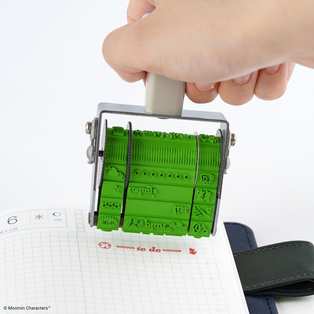 Sanby x Hobonichi: Rotating Stamp for the Techo - Moomin