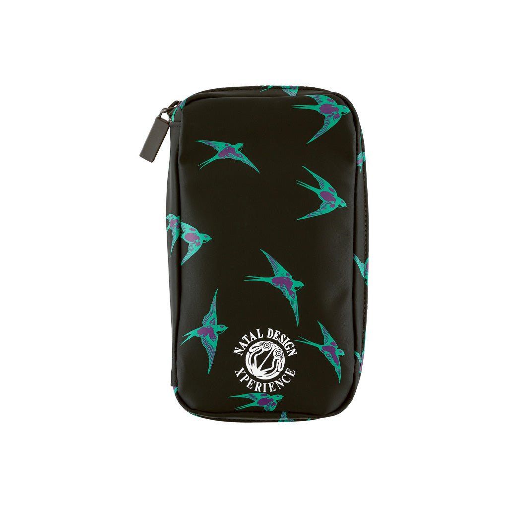 Hobonichi Small Drawer Pouch - Natal Design: Lucky Swallow