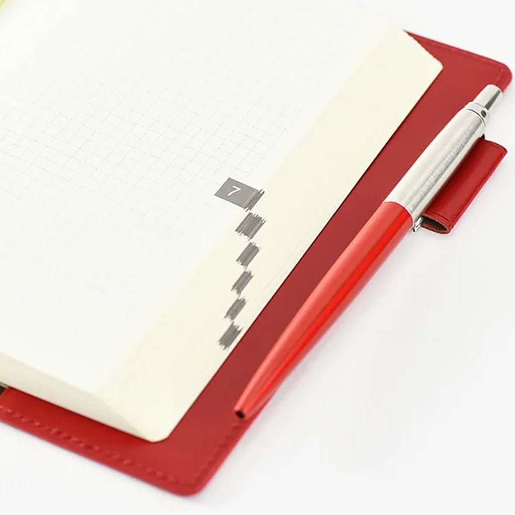 Hobonichi Techo Cover 5-Year A6 - Leather: Red