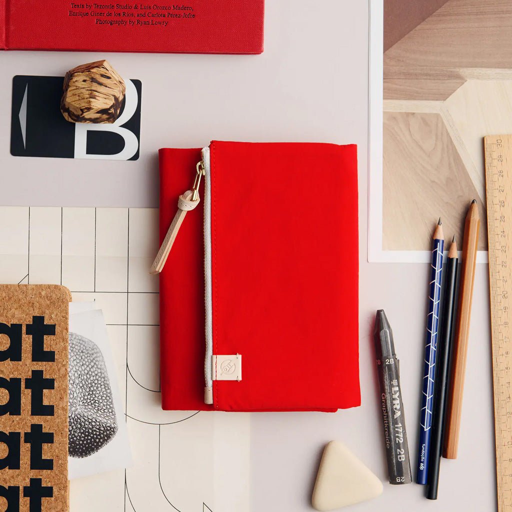 Hobonichi Techo Cover Original A6 - Tragen: Red