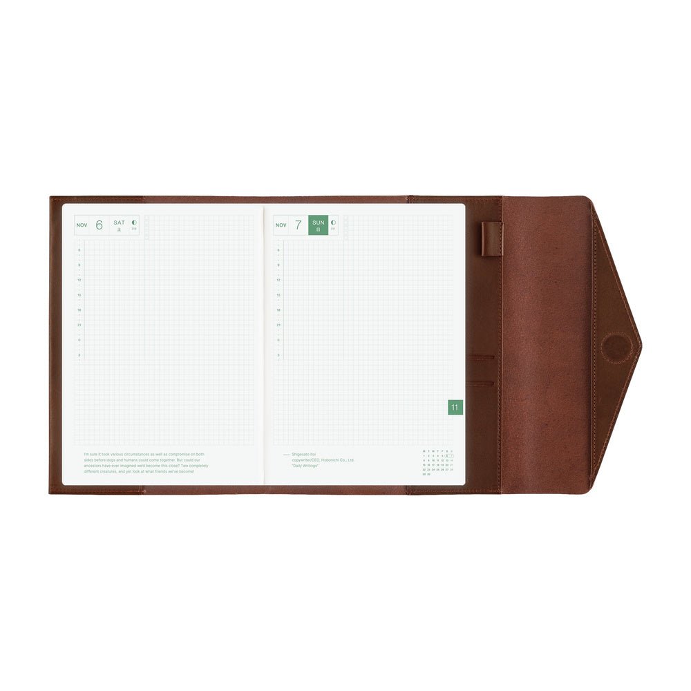 Hobonichi Techo Cover Cousin A5 - Glow: Chianti
