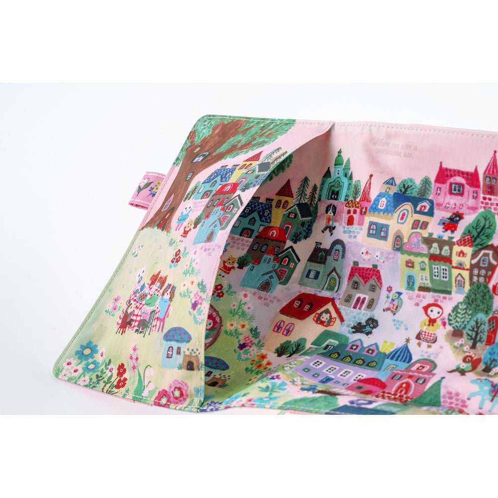 Hobonichi Techo Cover Cousin A5 - Yumi Kitagishi: White Cat Village