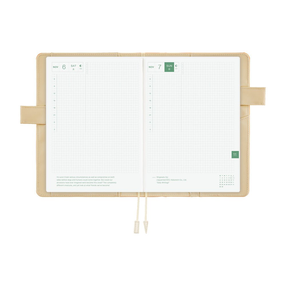 Hobonichi Techo Cover Cousin A5 - Colors: Mango Latte