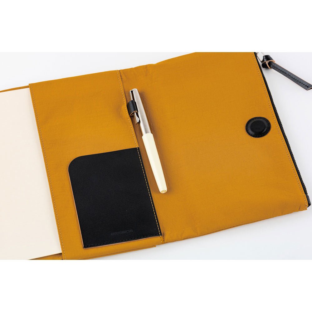 Hobonichi Techo Cover Cousin A5 - Tragen: Mustard