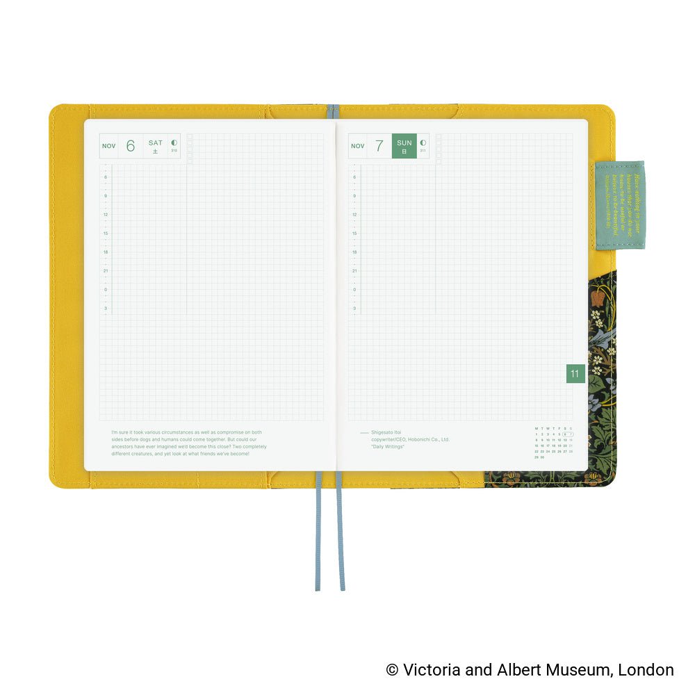 Hobonichi Techo Cover Cousin A5 - V&A Series: Blackthorn