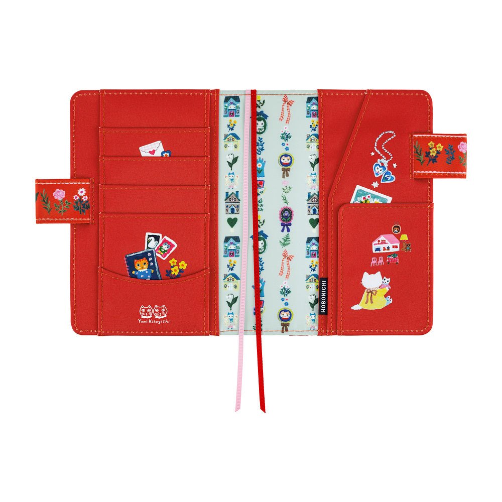 Hobonichi Techo Cover Original A6 - Yumi Kitagishi: White Cat House
