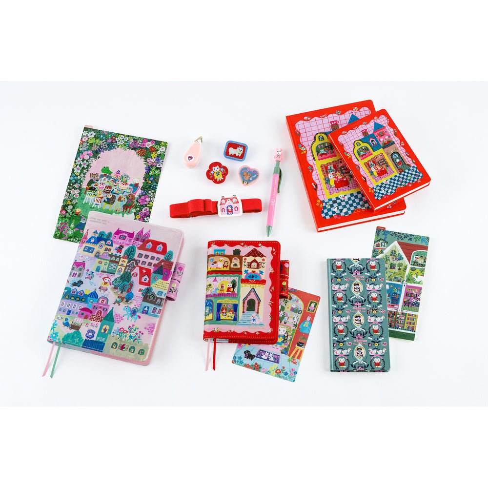 Hobonichi Techo Cover Original A6 - Yumi Kitagishi: White Cat House
