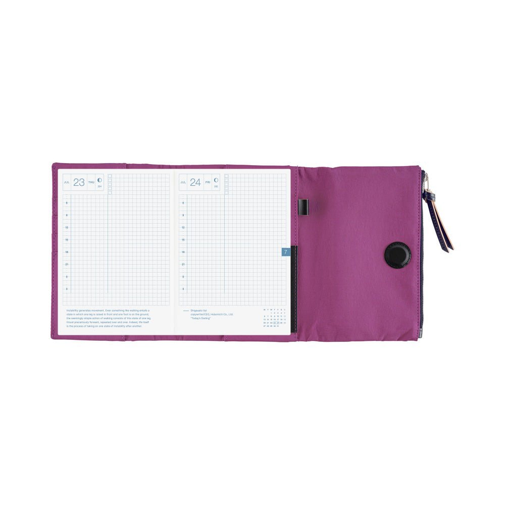 Hobonichi Techo Cover Original A6 - Tragen: Purple
