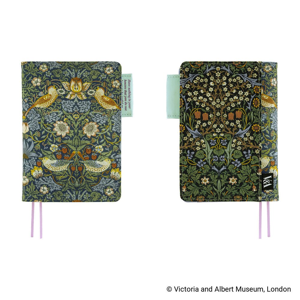 Hobonichi Techo Cover Original A6 - V&A Series: Strawberry Thief