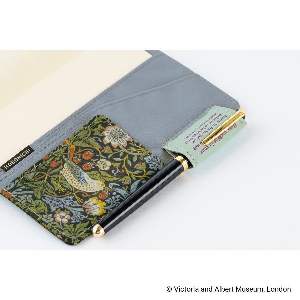 Hobonichi Techo Cover Original A6 - V&A Series: Strawberry Thief