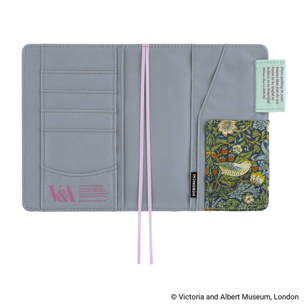 Hobonichi Techo Cover Original A6 - V&A Series: Strawberry Thief
