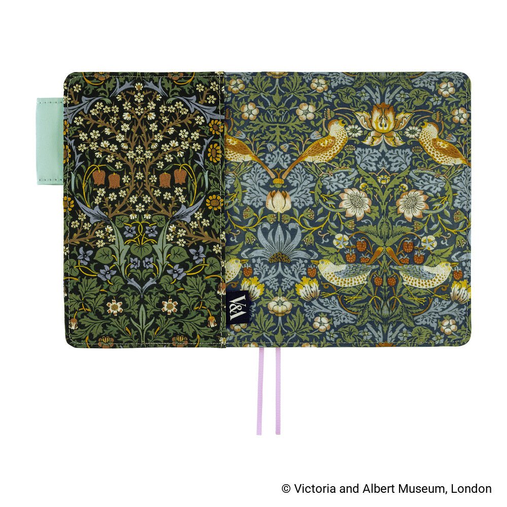 Hobonichi Techo Cover Original A6 - V&A Series: Strawberry Thief