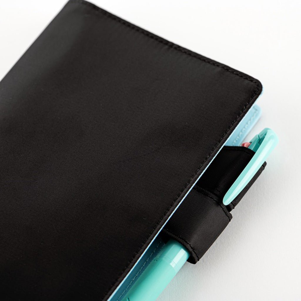 Hobonichi Techo Cover Cousin A5 - Colors: Black x Clear Blue