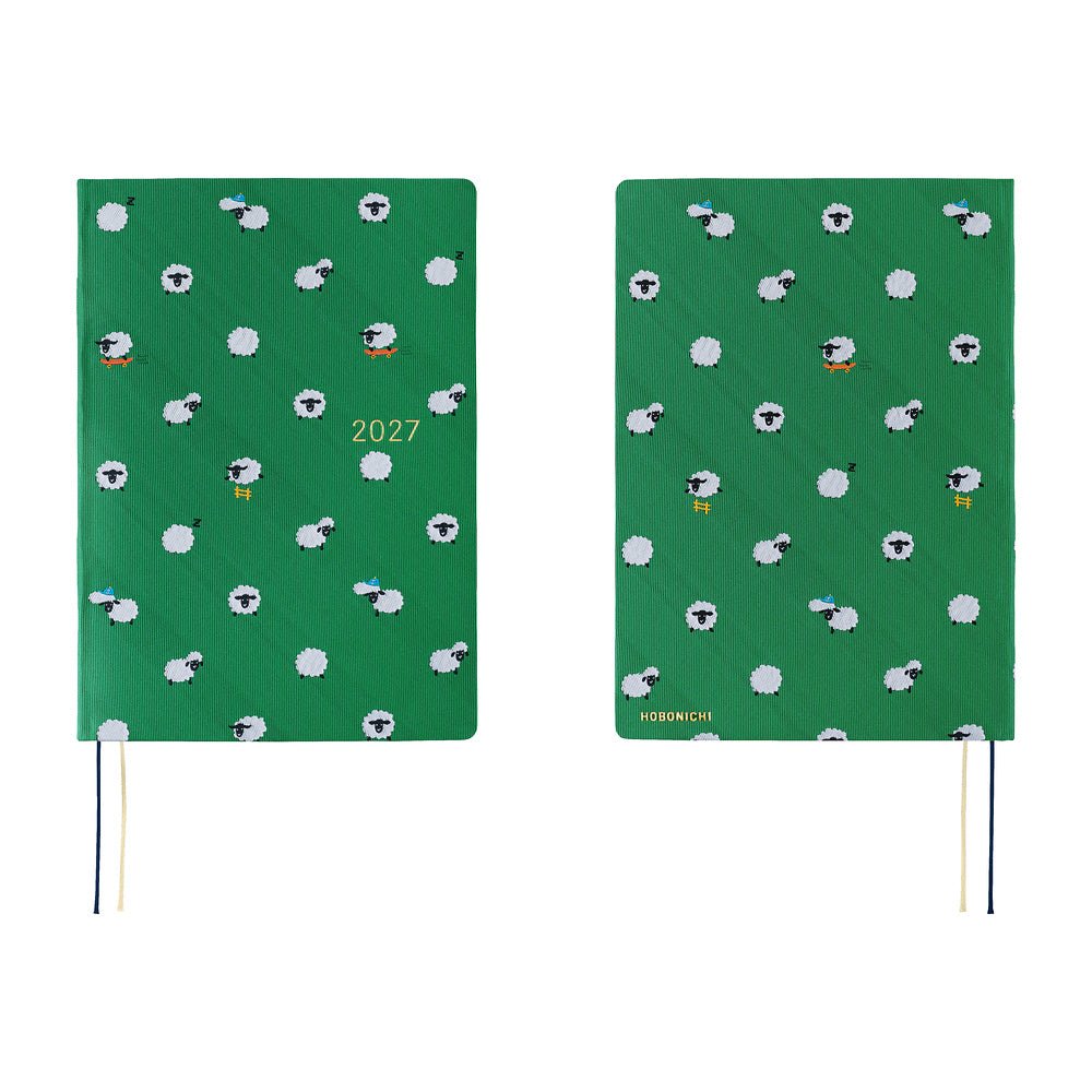 Hobonichi Techo HON A5 2027 - Bow & Tie: Sheep Sheep Sheep