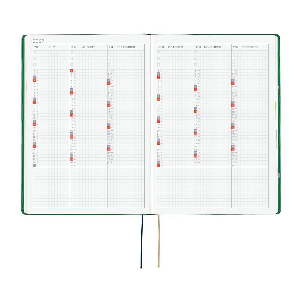 Hobonichi Techo HON A5 2027 - Bow & Tie: Sheep Sheep Sheep
