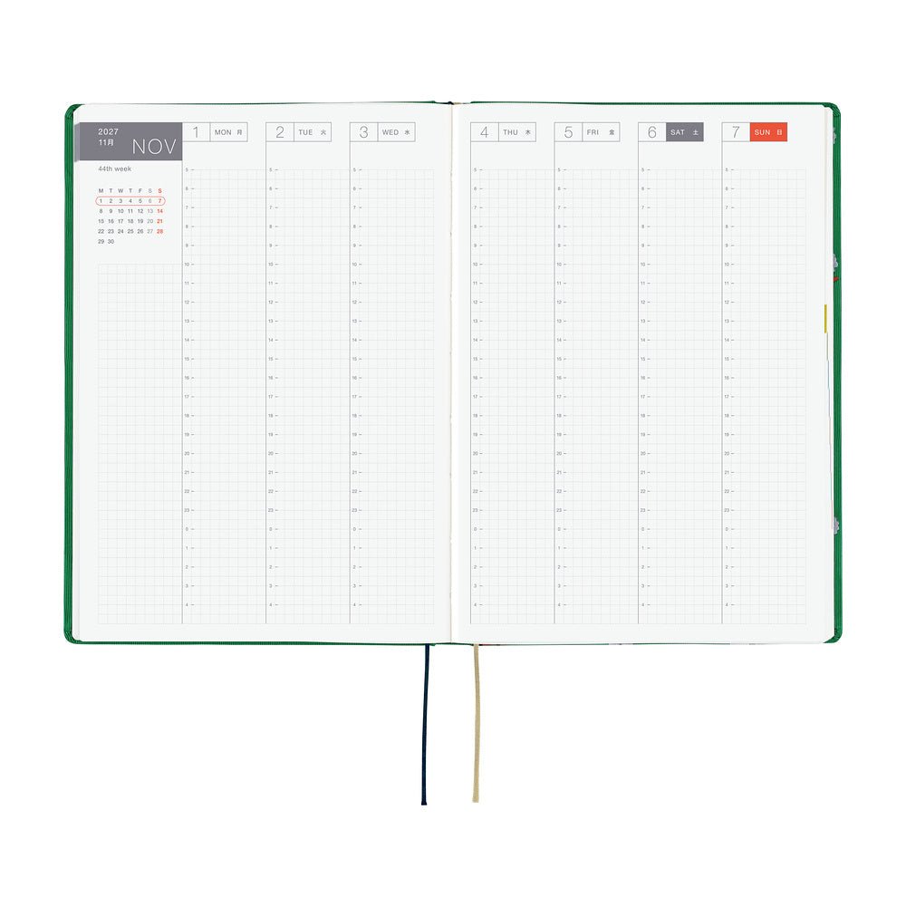 Hobonichi Techo HON A5 2027 - Bow & Tie: Sheep Sheep Sheep