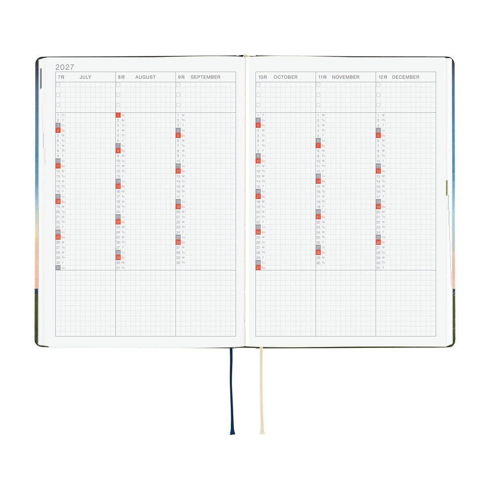 Hobonichi Techo HON A5 2027 - Hiroko Kubota: String Telephone Until the Moon is Full