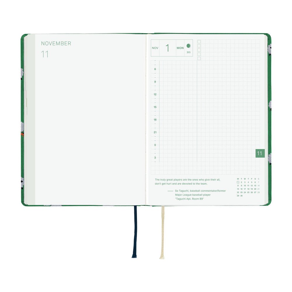 Hobonichi Techo HON A6 2027 - Bow & Tie: Sheep Sheep Sheep