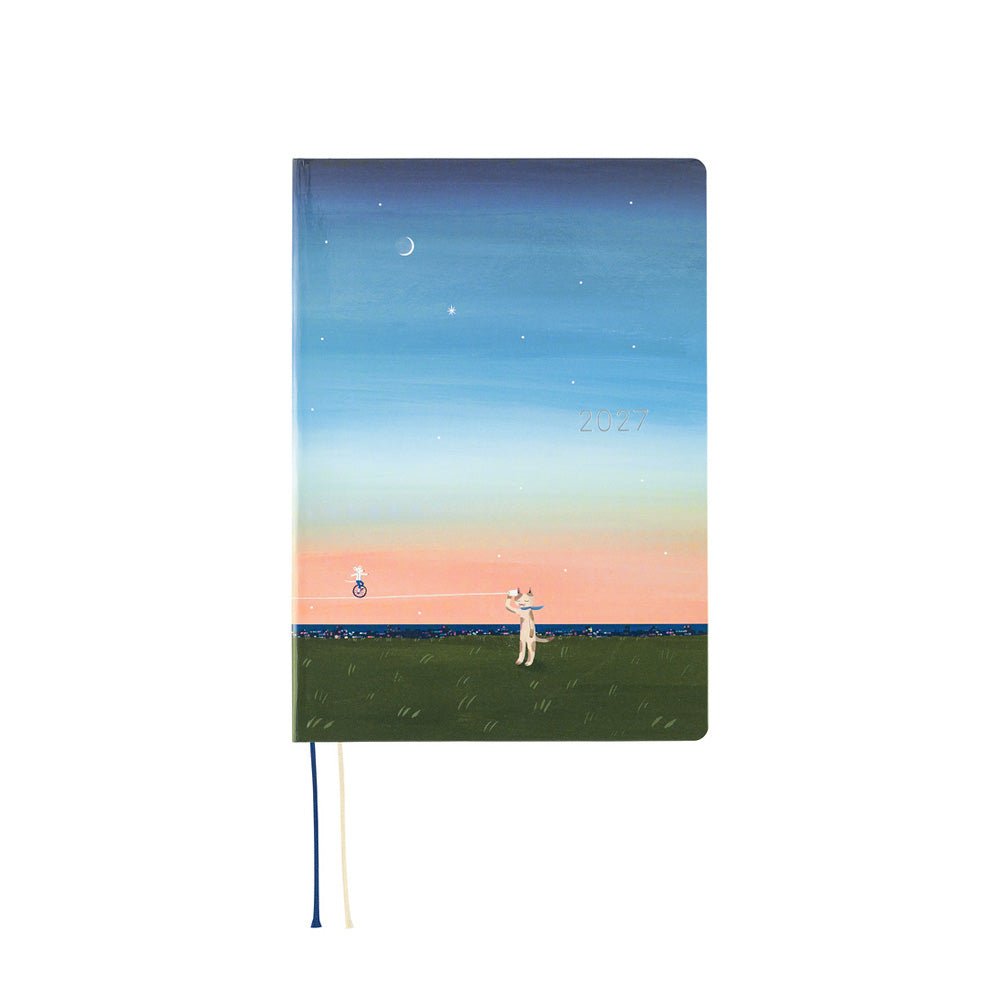 Hobonichi Techo HON A6 2027 - Hiroko Kubota: String Telephone Until the Moon