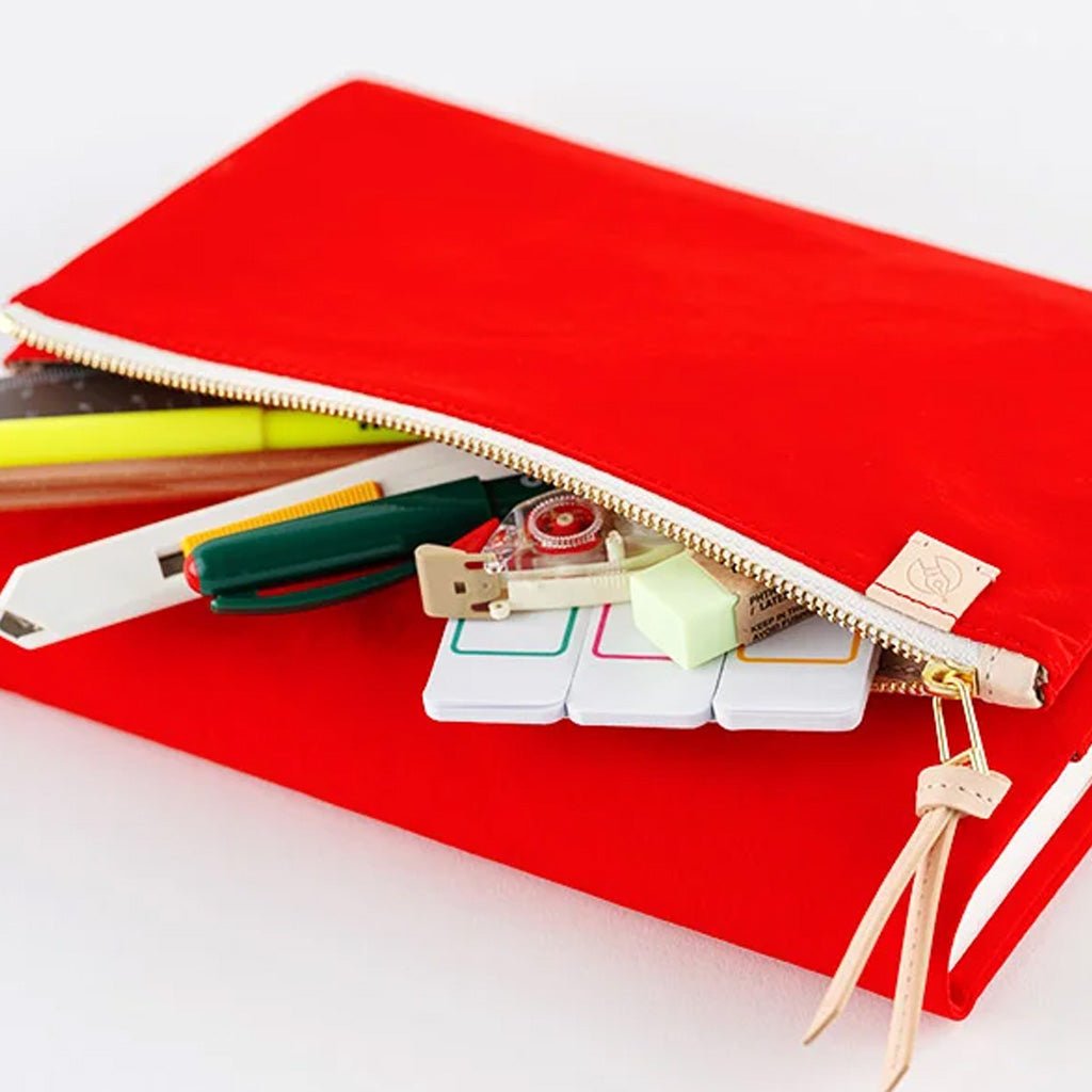 Hobonichi Techo Cover Cousin A5 - Tragen: Red